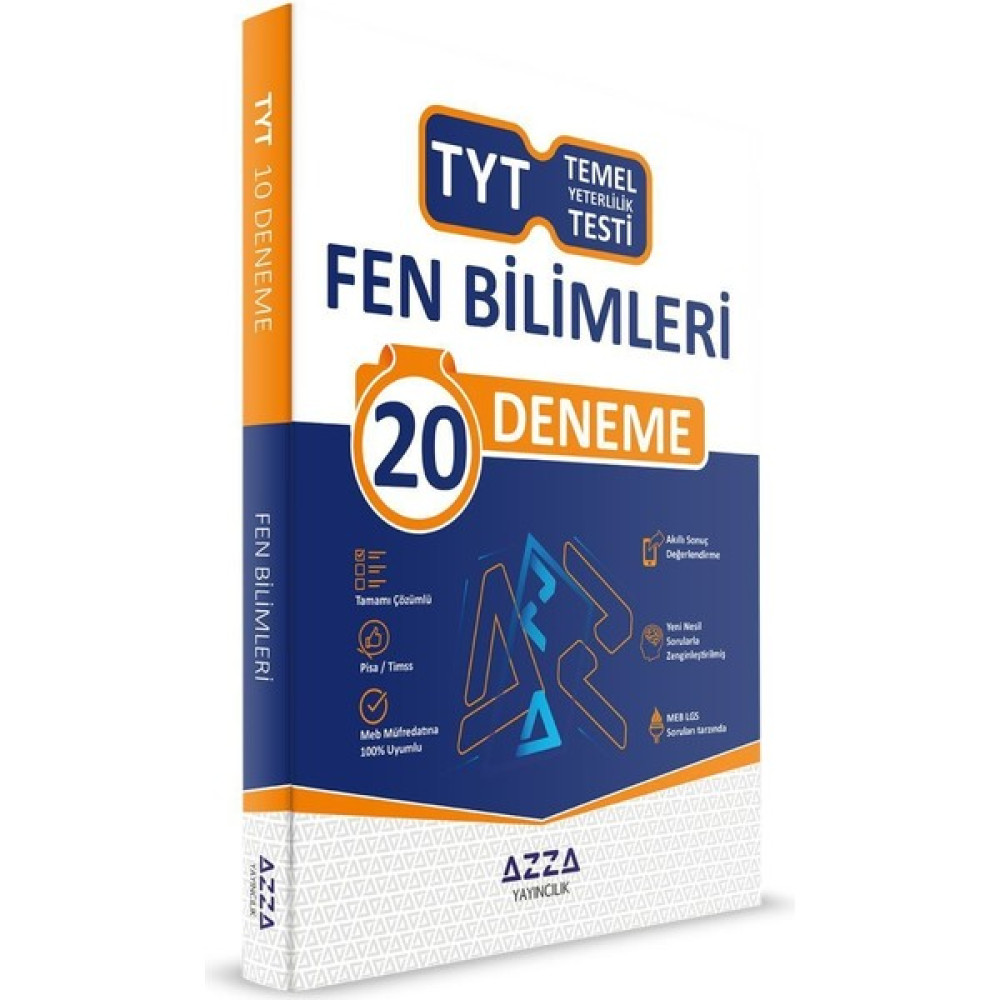 Azza Yayıncılık Tyt Fen Bilimleri 20 Deneme Temel Yeterlilik Testi (TYT) Fiyatı
