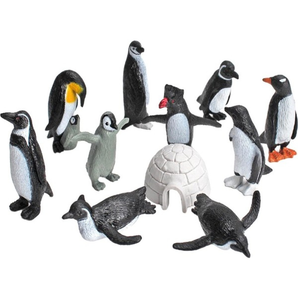 B Baosity 11 Parça Plastik Simülasyon Okyanus Hayvan Penguen Oyuncak Playset 3-8 (Yurt Dışından) - Siyah Eğitici Oyuncak Fiyatı