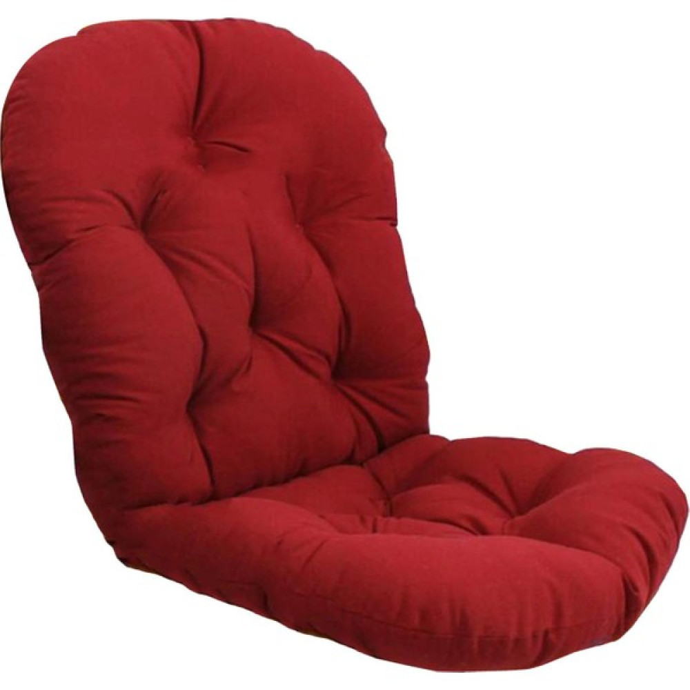 B Baosity Dokulu Rattan Hasır Döner Rocker Sandalye Yastık Koltuk Minderleri 48 "x 24" Siyah (Yurt Dışından) - 80 x 90 x 10 cm - Kırmızı Koltuk & Kanepe Örtüsü Fiyatı