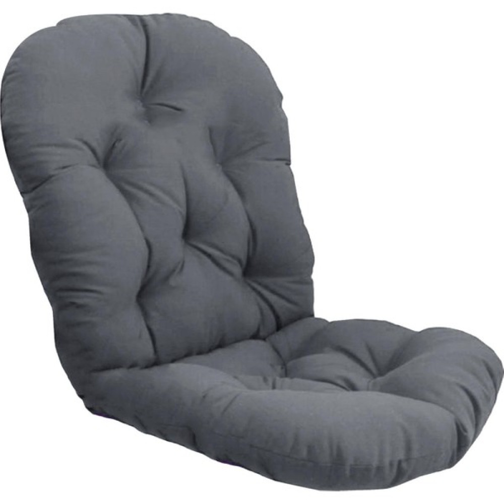 B Baosity Dokulu Rattan Hasır Döner Rocker Sandalye Yastık Koltuk Minderleri 48 "x 24" Siyah (Yurt Dışından) - 80 x 90 x 10 cm - Koyu Gri Koltuk & Kanepe Örtüsü Fiyatı