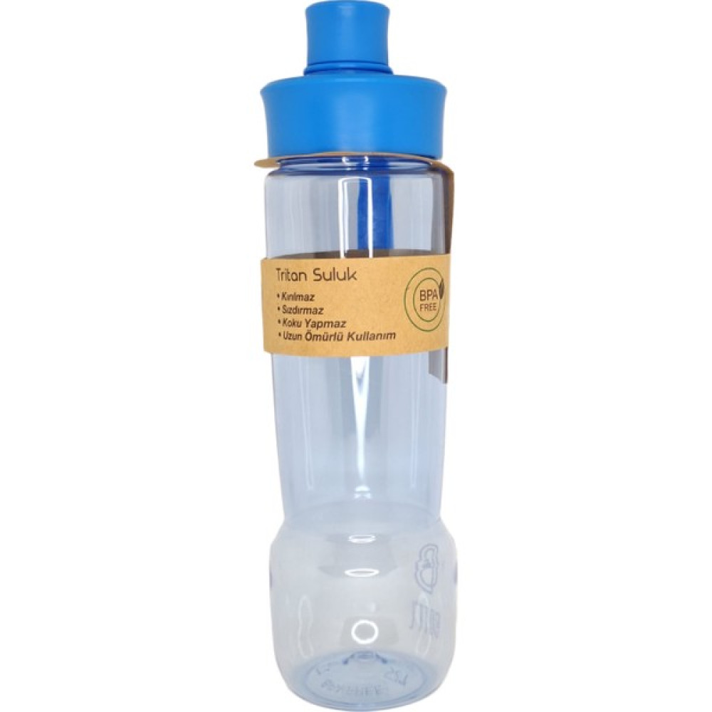 B Bott'l Tritan Kırılmaz Matara Kırılmaz Suluk 650ML Mavi Drop - 1 Adet Suluk Fiyatı