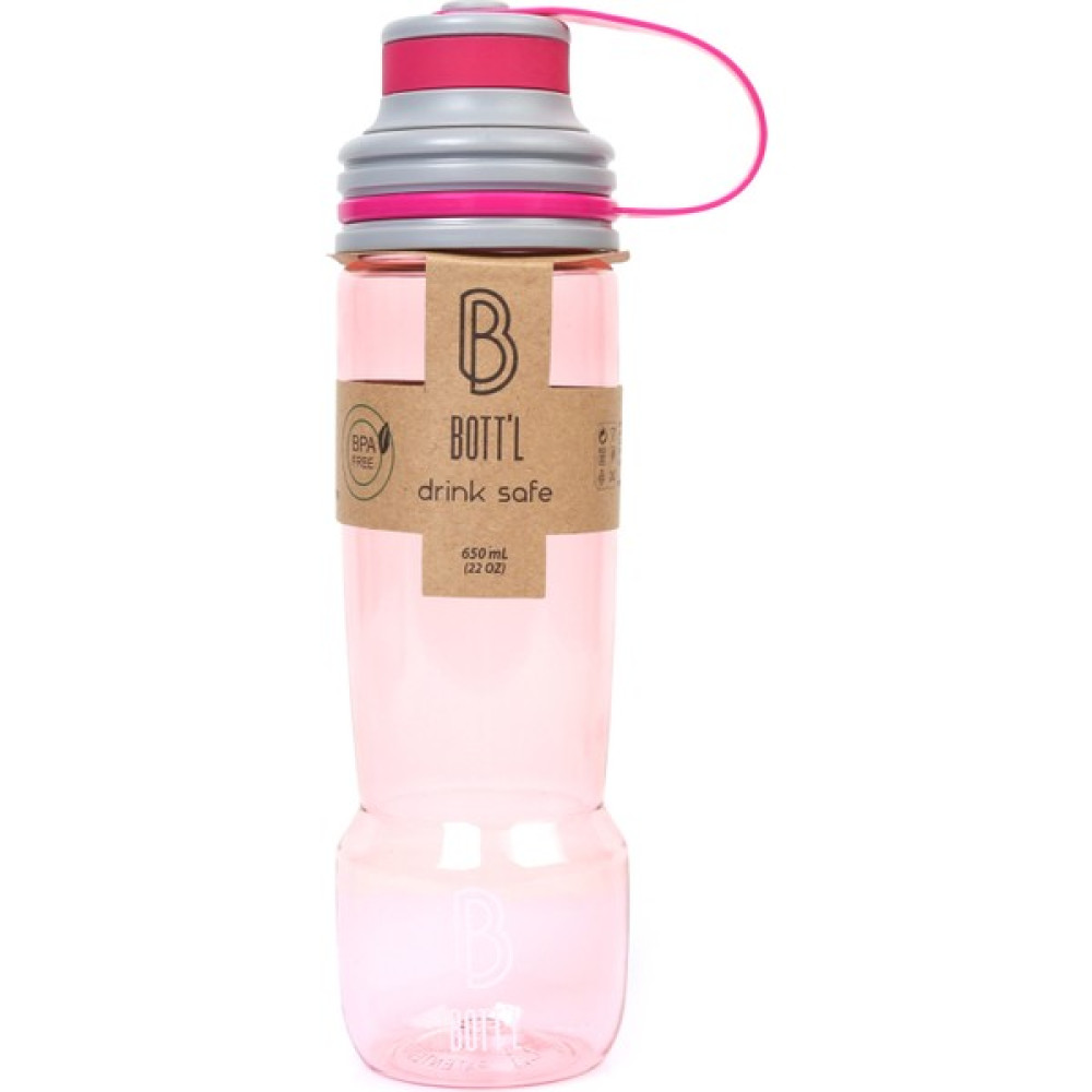 B BOTT'L Tritan Kırılmaz Matara Kırılmaz Suluk 650ML Pembe Sport Oto Boyaları Fiyatı