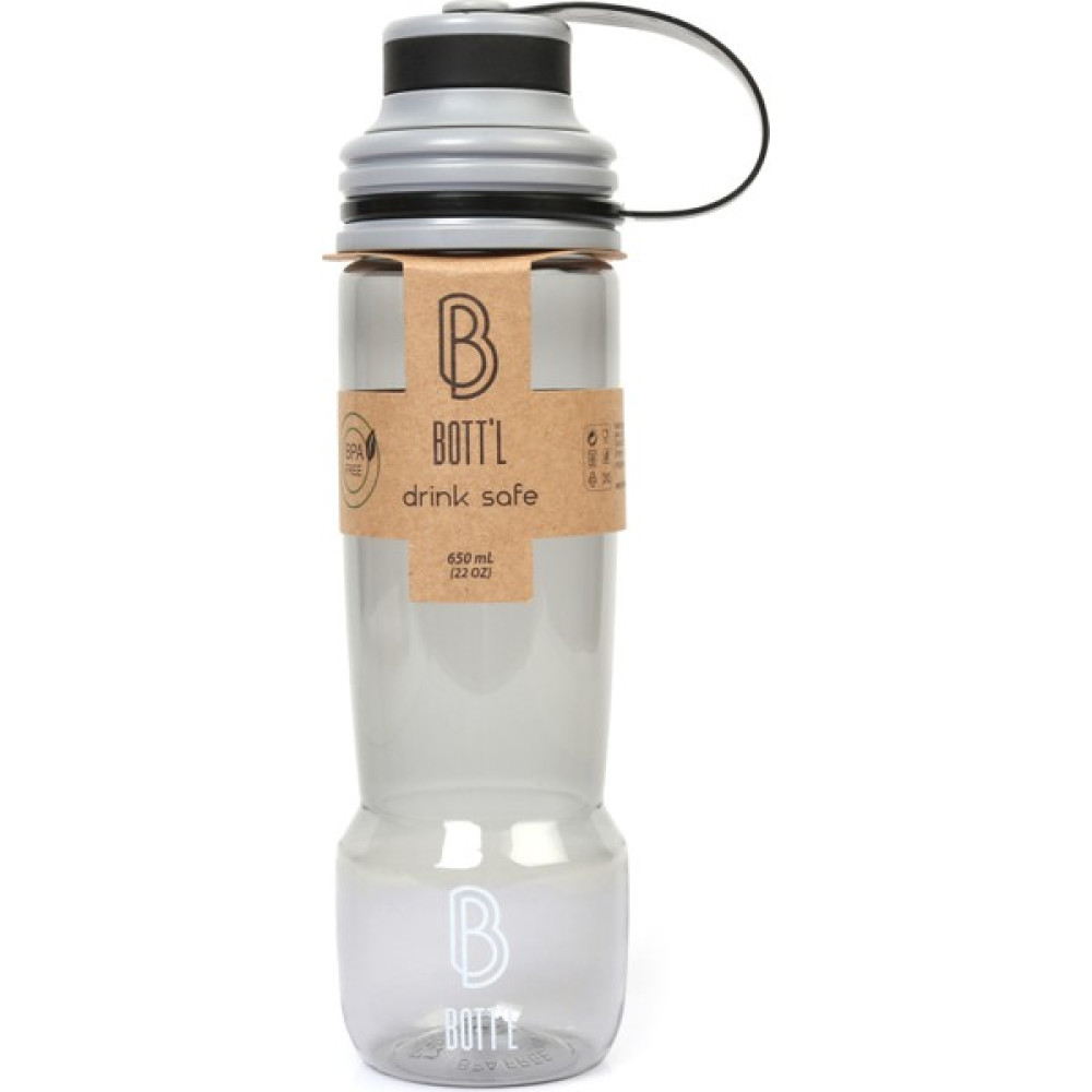 B BOTT'L Tritan Kırılmaz Matara Kırılmaz Suluk 650ML Siyah Sport Suluk Fiyatı