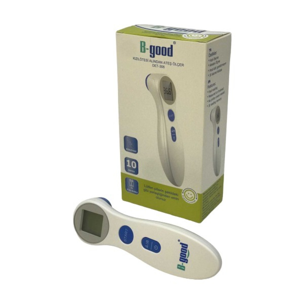 B-Good Temassız Kızılötesi Ateş Ölçer DET-306 Ateş Ölçer Fiyatı