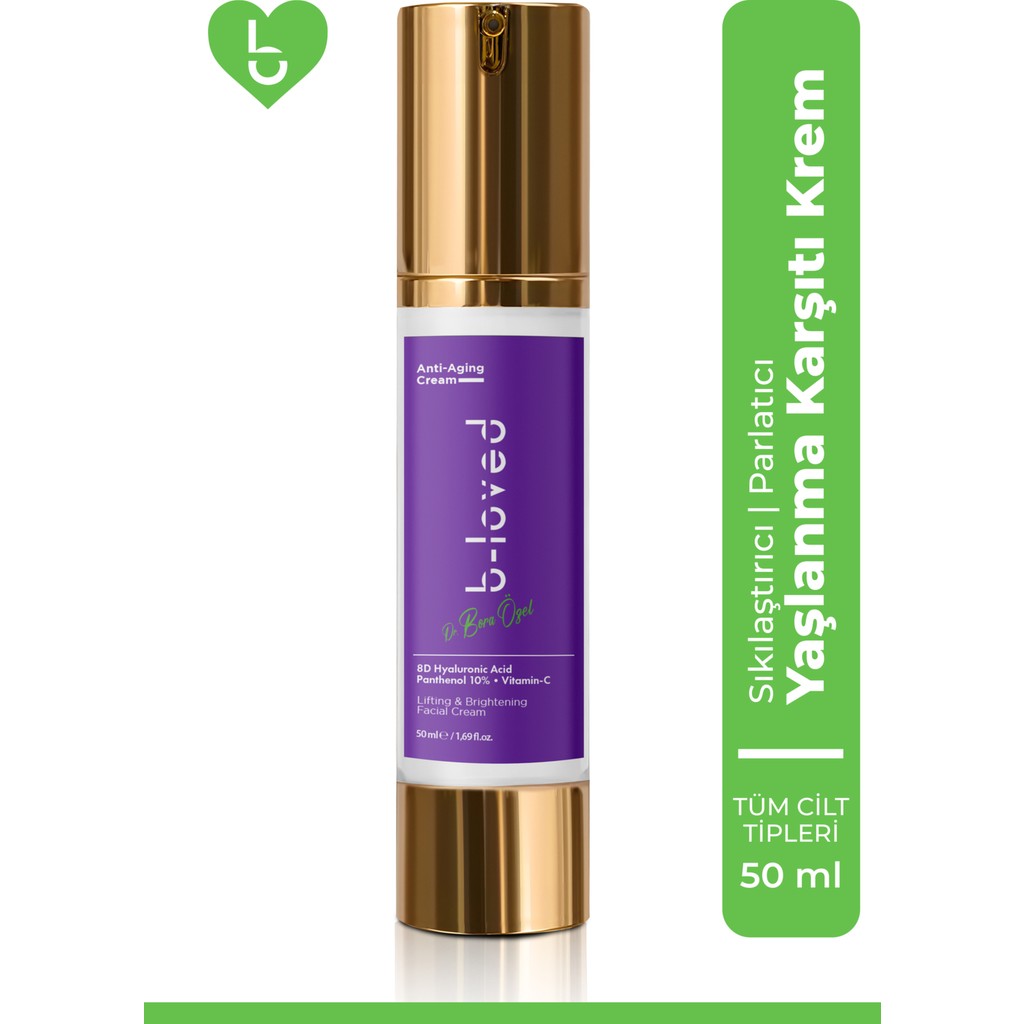 B-Loved 8D Hyaluronik Asit, Vitamin C ve Pantenol İçeren Sıkılaştırıcı Yüz Kremi 50 ml Tüm Cilt Tipleri İçin Diğer Fiyatı