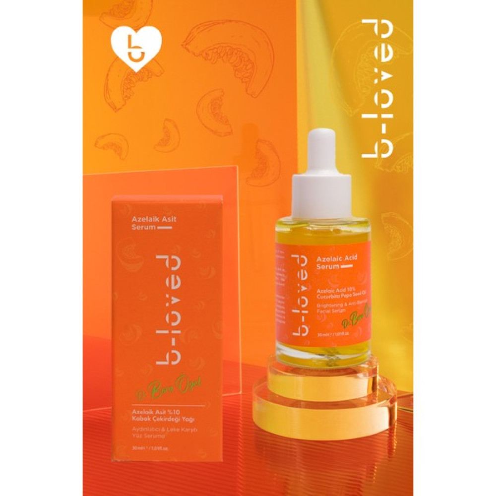 B-Loved Leke Karşıtı %10 Azelaik Asit Serumu - Kabak Çekirdeği Yağı ile Cilt Aydınlatma ve Eşitleme-30 ml Anti-Aging / Yaşlanma Karşıtı Fiyatı