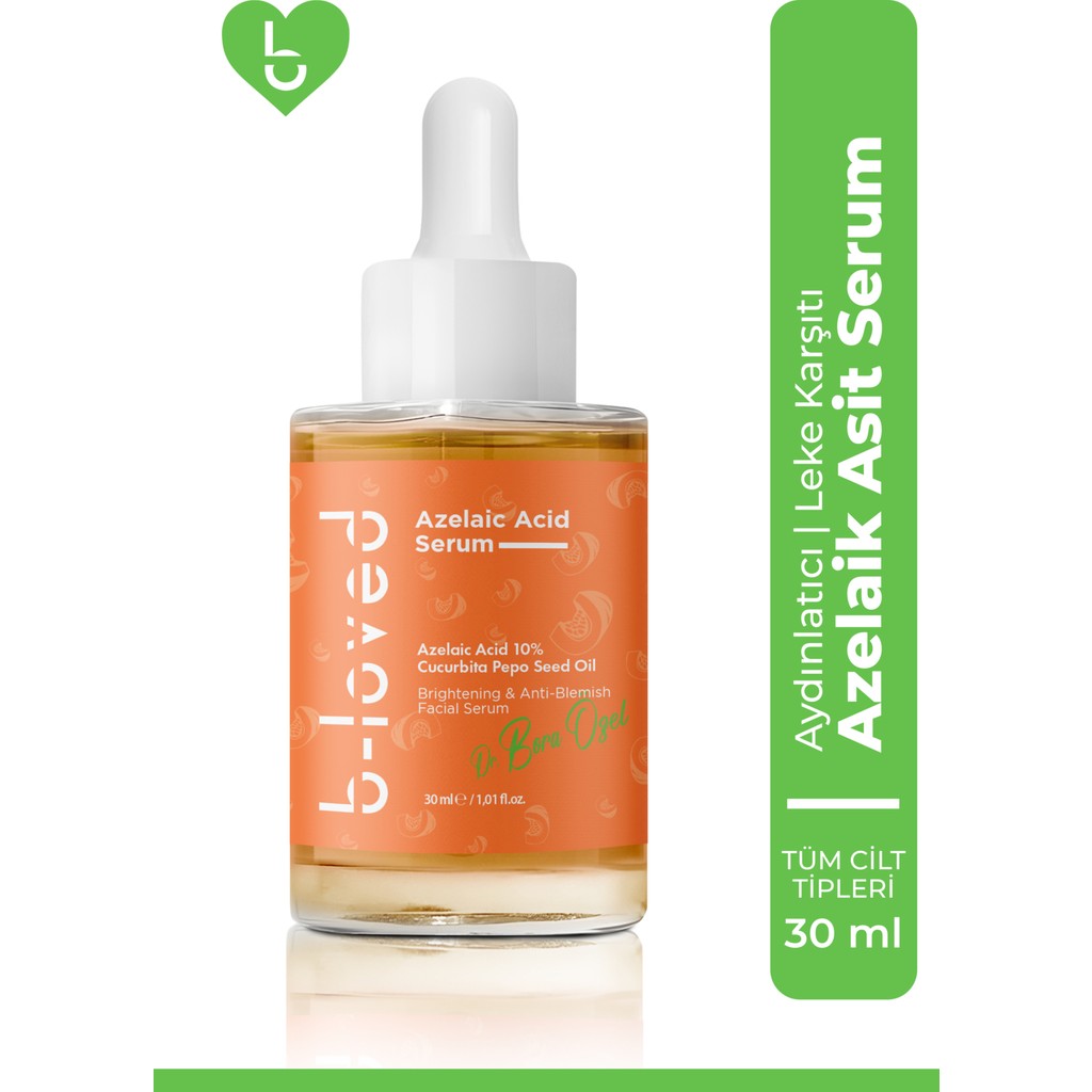 B-Loved Leke Karşıtı %10 Azelaik Asit Serumu - Kabak Çekirdeği Yağı ile Cilt Aydınlatma ve Eşitleme-30 ml Diğer Fiyatı
