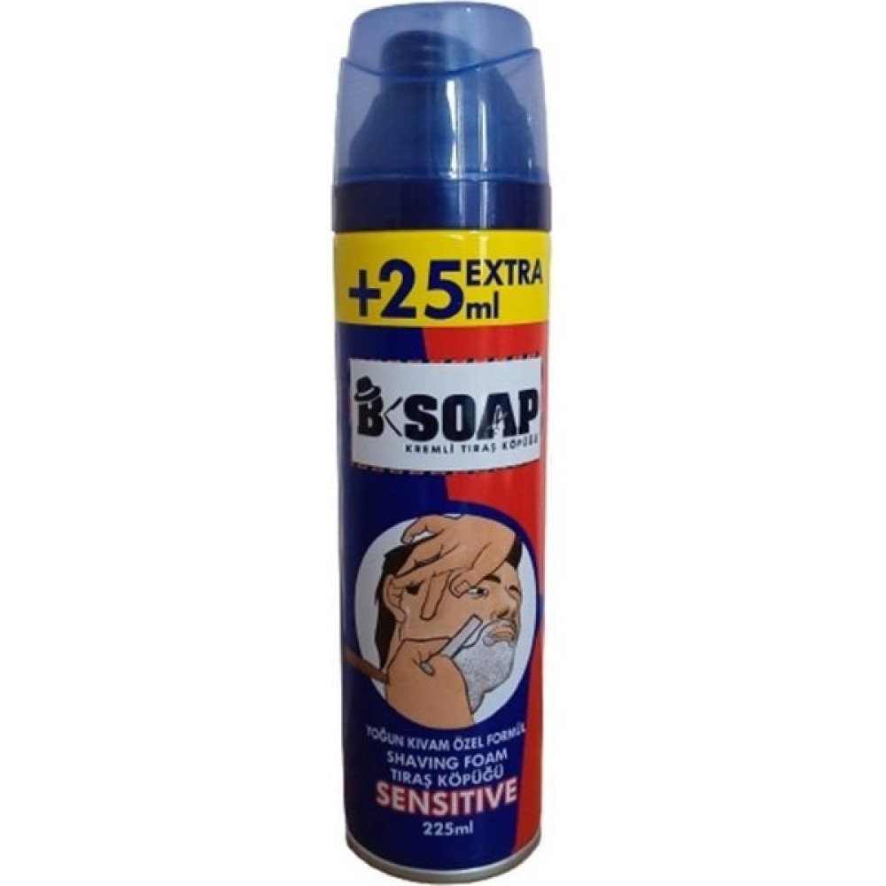 B Soap B-Soap Kremli Tıraş Köpüğü Sensitive 225 ml Tıraş Jelleri / Köpükleri / Kremleri Fiyatı