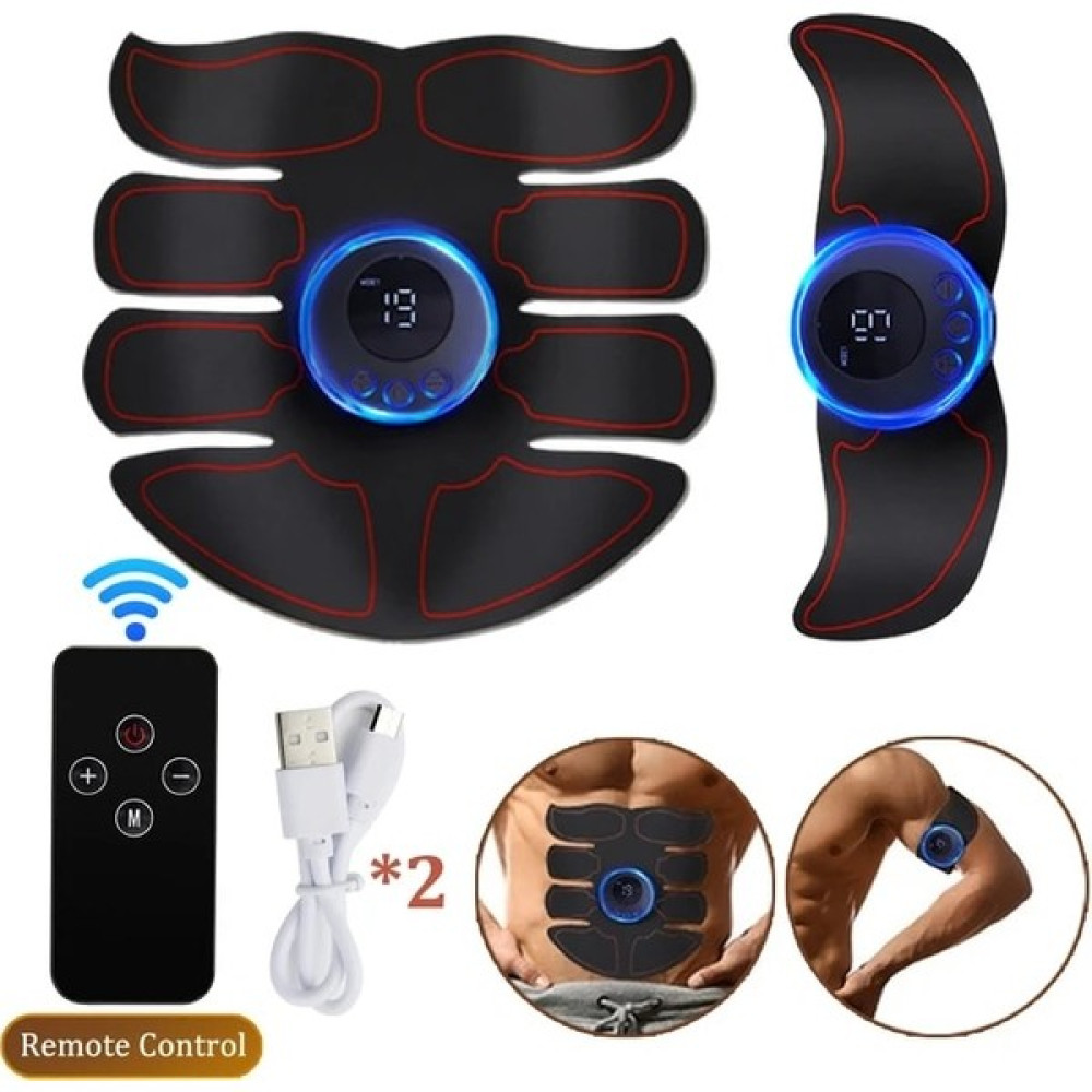 B ve C-Rc Elektrikli Kas Stimülatörü Ems Karın Fitness Çıkartmalar Şarj Edilebilir Vücut Ince Masaj Kablosuz LCD Ekran Kalça Eğitmen (Yurt Dışından) Kondisyon Aletleri Fiyatı