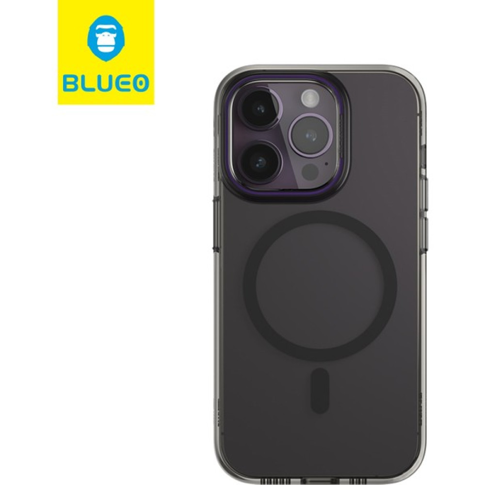 B49 Ultra Clear Anti-Drop Magsafe Kılıf iPhone 14 Pro mor - iPhone 14 Pro - Mor Cep Telefonu Kılıfı Fiyatı