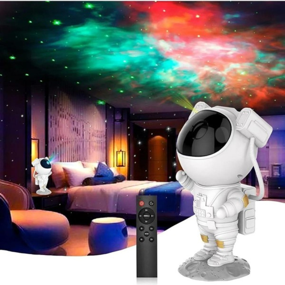 Ba Home Astronot Projektör Led, Star Projector Night Lights Gece Lambası 8 Farklı Mod Nebula Işık - Beyaz Masa Lambası Fiyatı