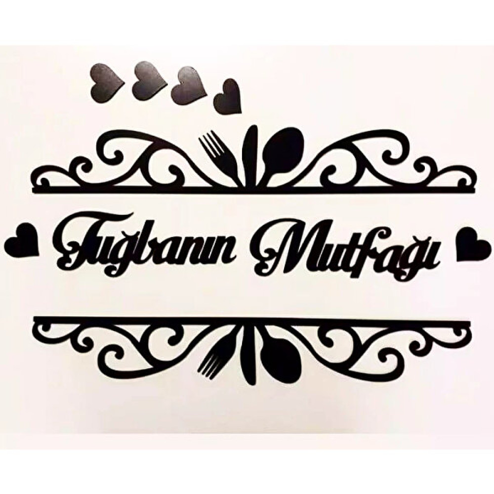 BAAÇ Ahşap Dekoratif Mutfak Duvar Yazısı Ev & Dekorasyon Aksesuarları Fiyatı