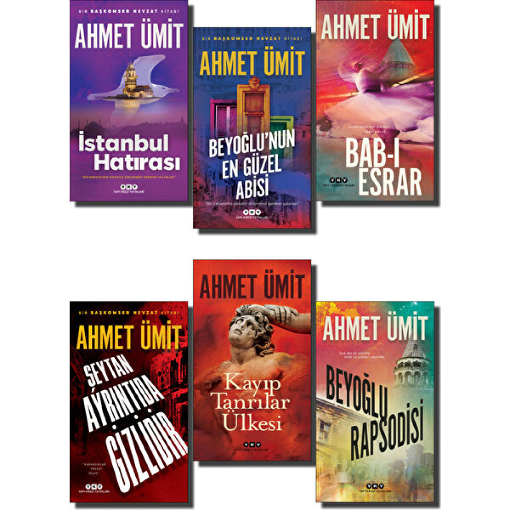 Bab-ı Esrar - İstanbul Hatırası - Beyoğlu'nun En Güzel Abisi - Şeytan Ayrıntıda Gizlidir - Kayıp Tanrılar Ülkesi - Beyoğlu Rapsodisi 6 Kitap - Ahme... Polisiye Fiyatı