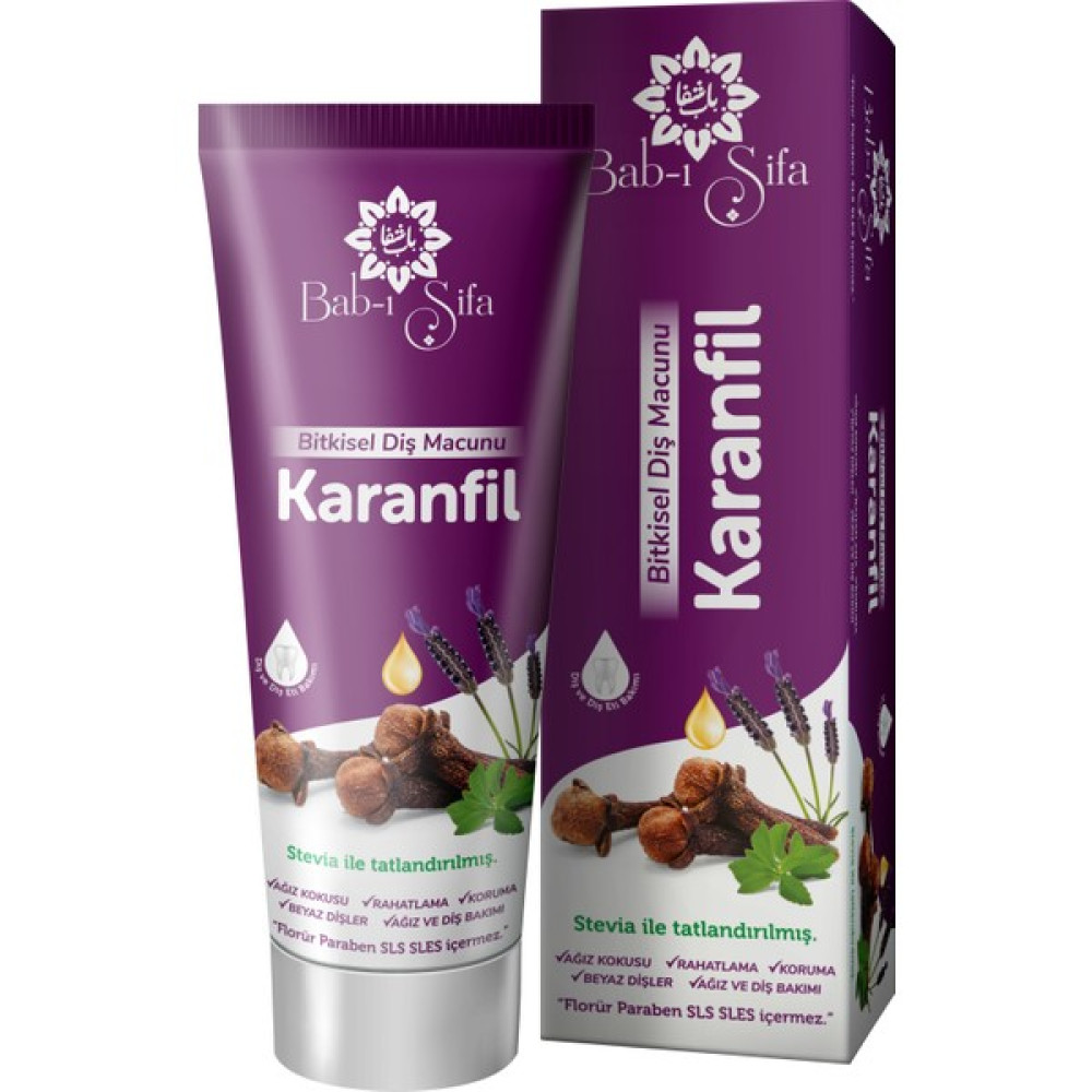 Bab-I Şifa Bitkisel Diş Macunu Karanfil 140 gr Diş Macunları Fiyatı