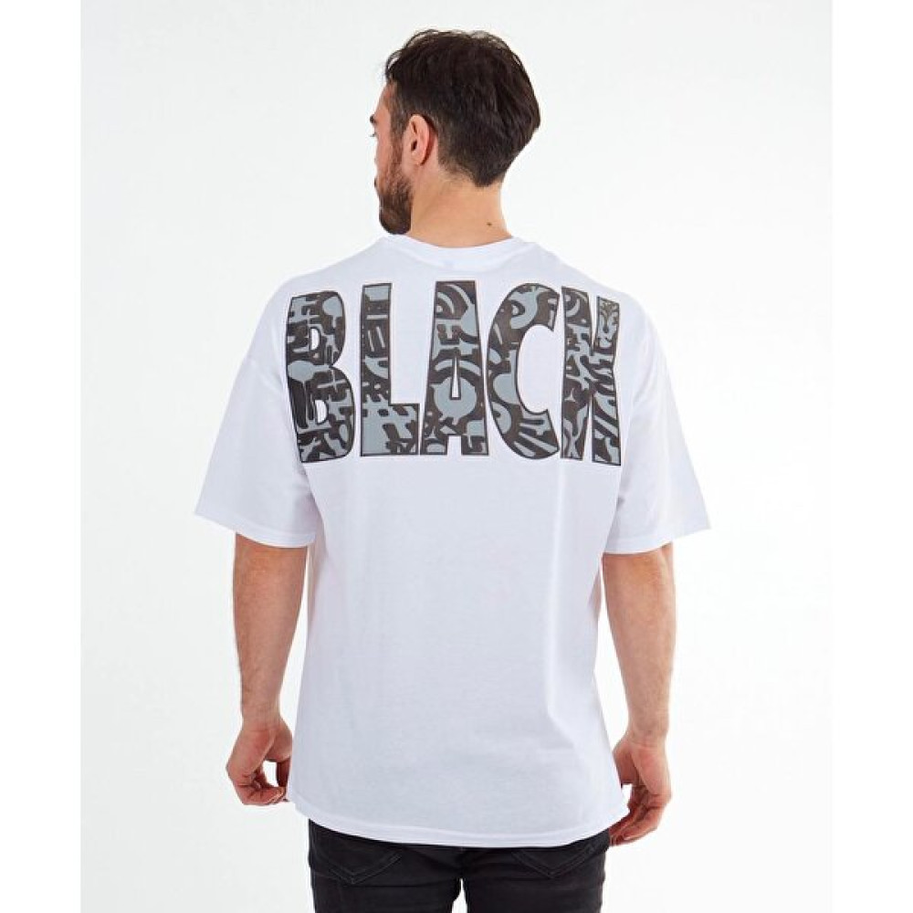 Baba Black Sırt Baskılı Organik Pamuklu Kumaş Oversıze Tişört Erkek T-shirt Fiyatı