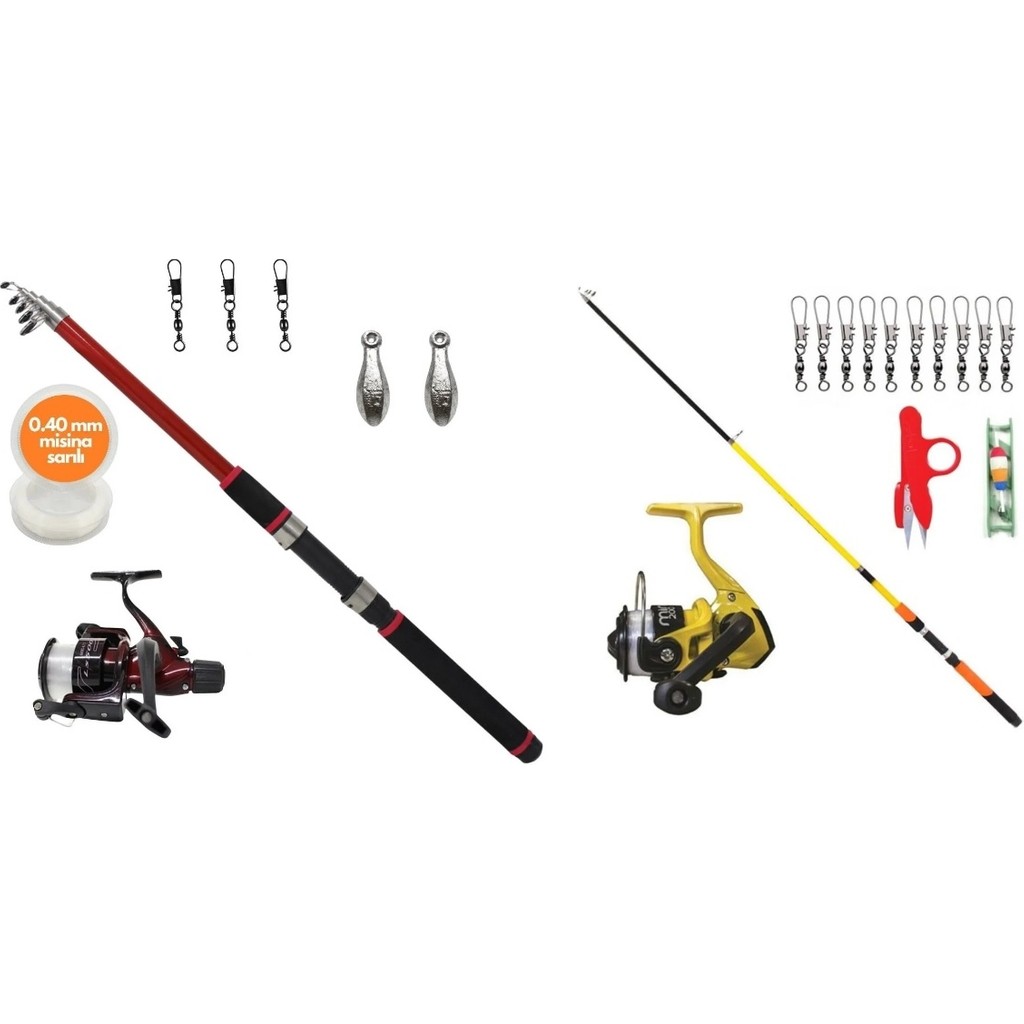 Baba Oğul Olta Seti Takımı 3 Metre Kamış Orta Boy Makine ve 1,80 Kamış Makine Diğer Fiyatı