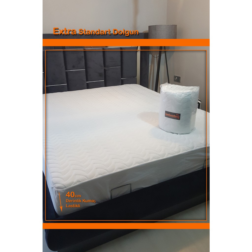 Babadağ Koleksiyon Extra Standart Dolgu Yatak Alezi 245GR./M2 Kapitoneli Fitted (Tam Sarar) 160X200 Pamuk - Beyaz - 160 x 200 cm SSD / Solid State Drive Fiyatı