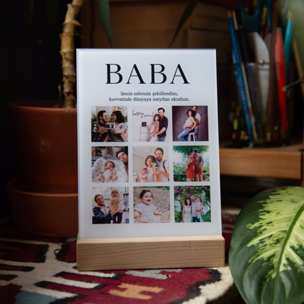 Babaya 13x18 Ahşap Stantlı Akrilik Çerçeve Resim & Fotoğraf Çerçevesi Fiyatı