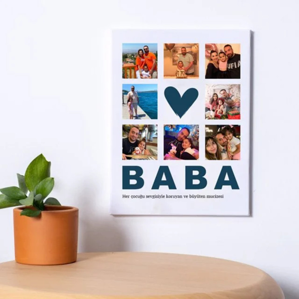 Babaya Hediye 20x25 Kanvas Tablo Kanvas Tablo Fiyatı