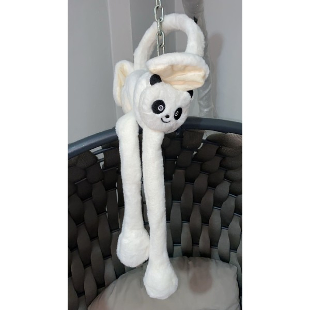 Babby Mommy Peluş Hareketli Oynar Kulaklı Çocuk Kulak Isıtıcı Koruyucu Panda Kulaklık - Beyaz Kadın Kulaklığı Fiyatı