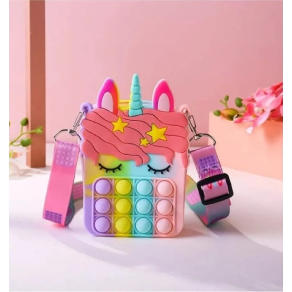 Babby Mommy Unıcorn Silikon Popitli Çocuk Çanta Unisex Çanta & Cüzdan ve Seyahat Çantaları Fiyatı