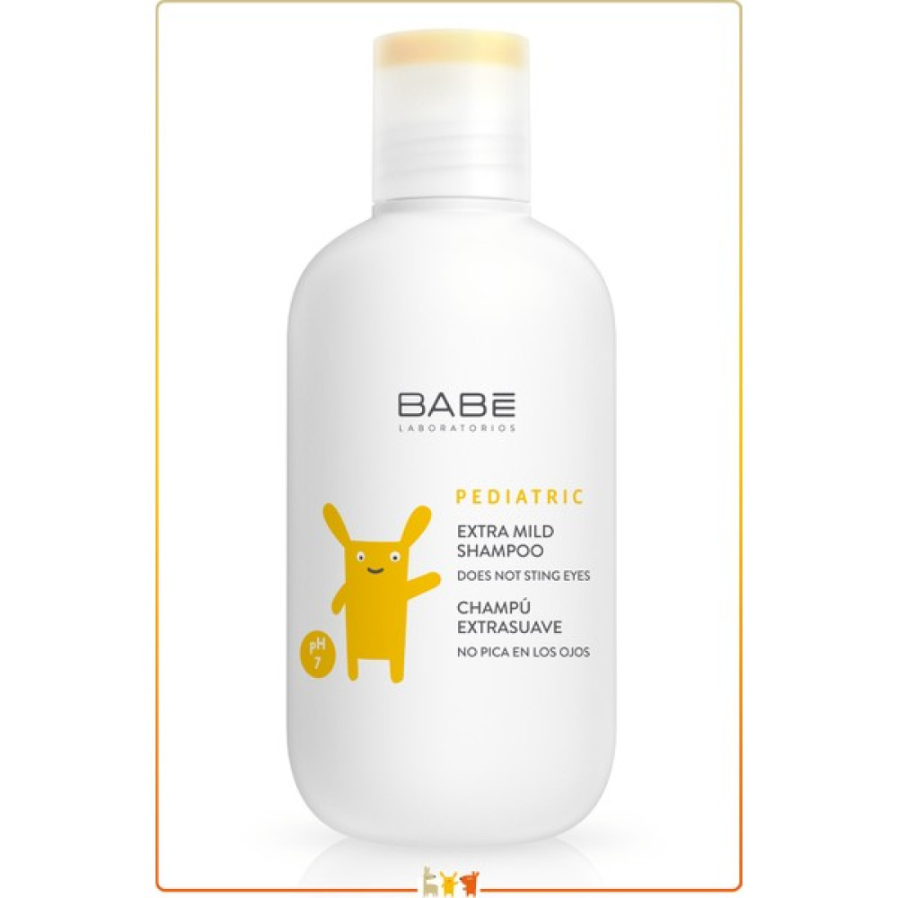 Babe Laboratories Babe Laboratorios Pediatric Extra Mild Shampoo - Günlük Kullanıma Uygun Şampuan 200 ml - Şeffaf Bebek Şampuanı Fiyatı