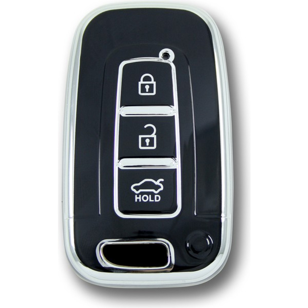 Babikamium Hyundai 10-13 IX35 Tucson Smart 3 Buton Siyah-Gümüş Oto Anahtar Kumanda Kabı Kılıfı Oto Anahtarlık Anahtarlık Fiyatı