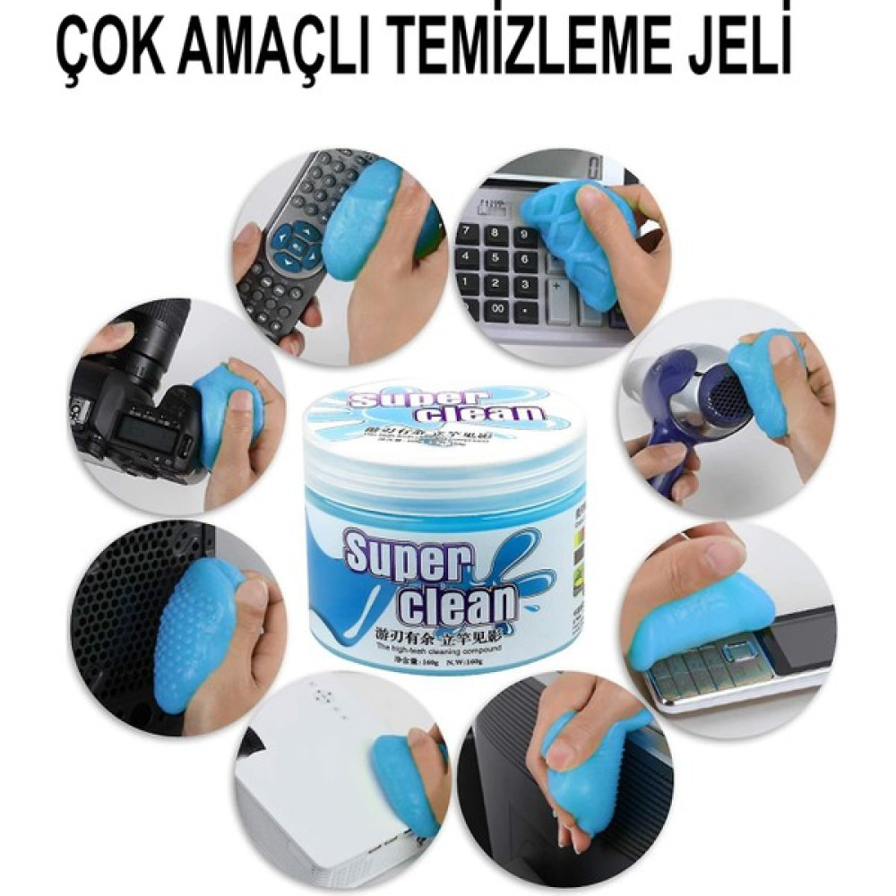 Babikamium Super Clean Temizlik Hamuru, Araç Oto, Klavye, Telefon, Ev, Mobilya Köşe Temizlik Jeli Mavi Oto Genel Temizlik Fiyatı