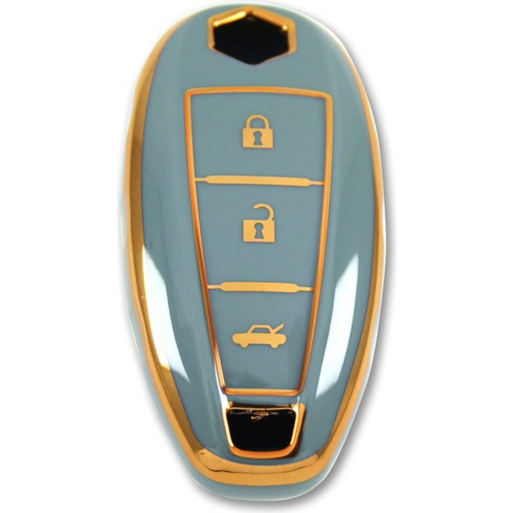 Babikamium Suzuki Vitara, Swift, Sx4 10-16 Smart Için Gri Oto Anahtar Kumanda Kabı Kılıf Oto Anahtarlık Anahtarlık Fiyatı