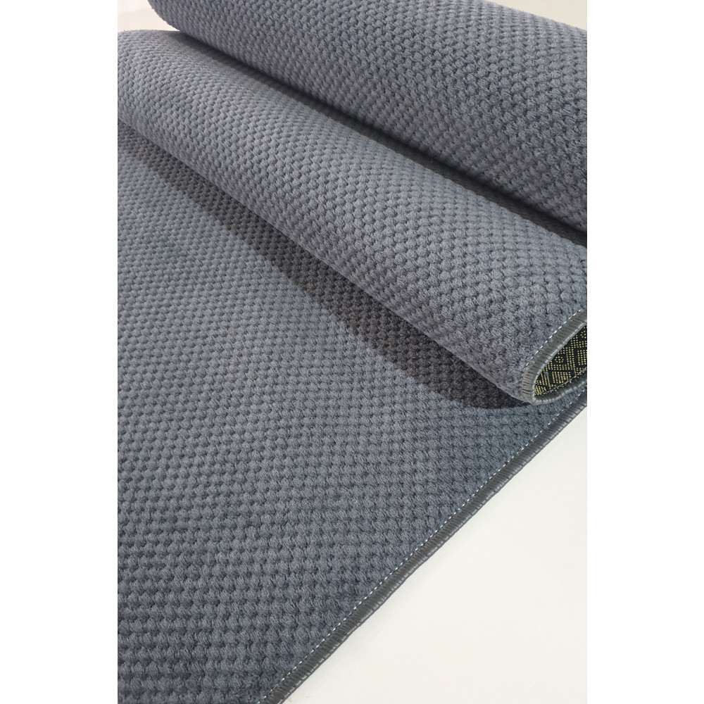 Babil Home Kaymaz Tabanlı Kesme Kabartmalı Salon Koridor Mutfak Hali Antrasit Gri Yolluk Vzr 7004 Antrasit 80 x 400 Beden Yolluk Fiyatı
