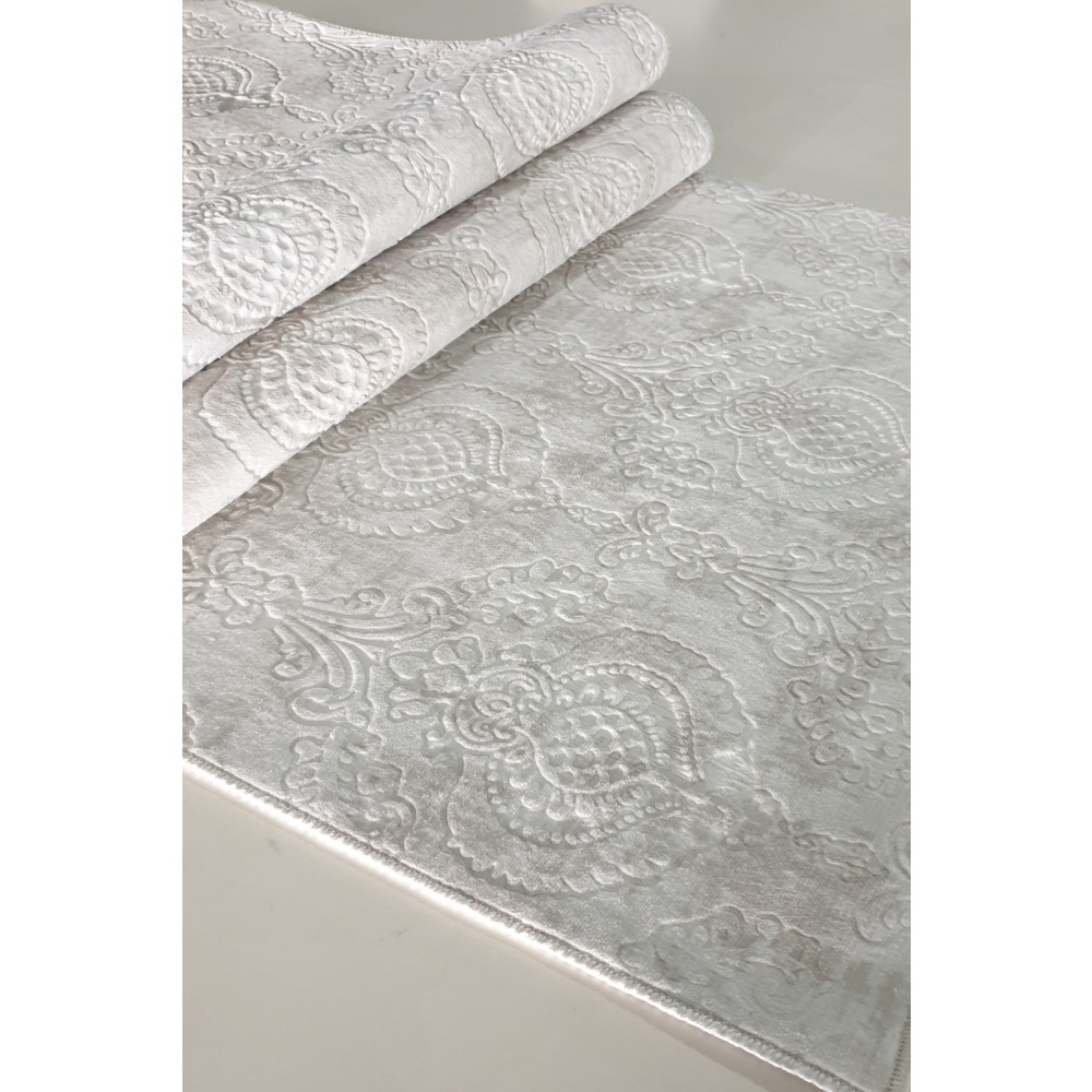 Babil Home Kaymaz Tabanlı Kesme Rulo Kabartmalı Salon Koridor Mutfak Halı Yolluk Ymr Krem 120 x 250 Beden Yolluk Fiyatı