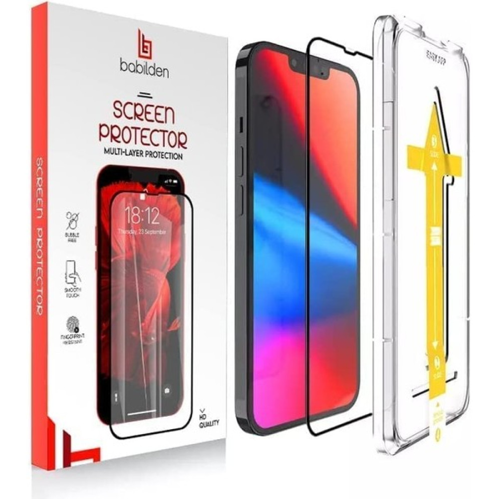 Babilden Apple iPhone Için Tasarlanmış Kolay Kurulum Uçtan Kenara Kapsama Tam Koruma Dayanıklı Temperli Cam - iPhone 14 Pro Cep Telefonu Ekran Koruyucusu Fiyatı
