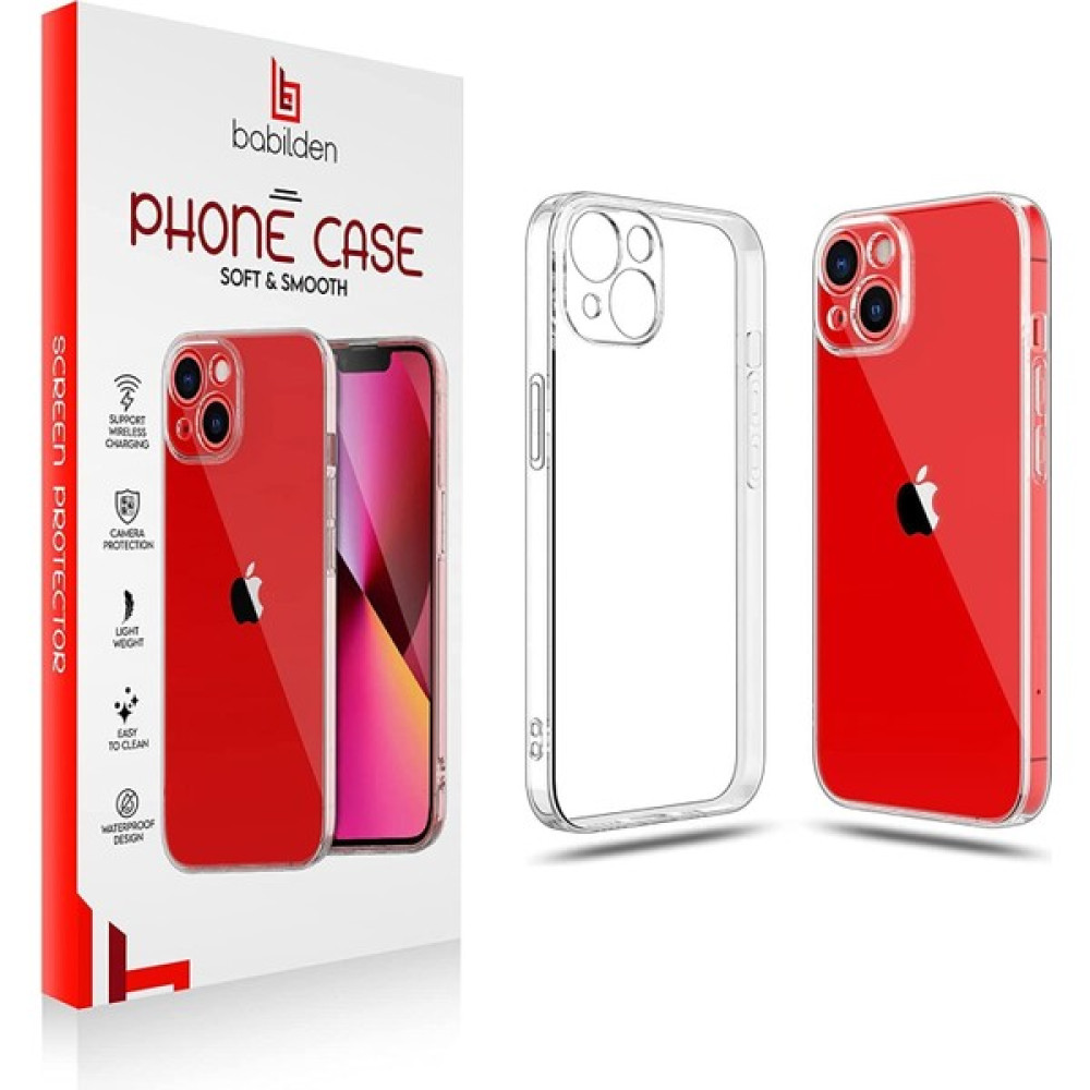 Babilden Apple Iphone Kamera Korumalı Şeffaf Silikon Kılıf - iPhone 13 Cep Telefonu Kılıfı Fiyatı