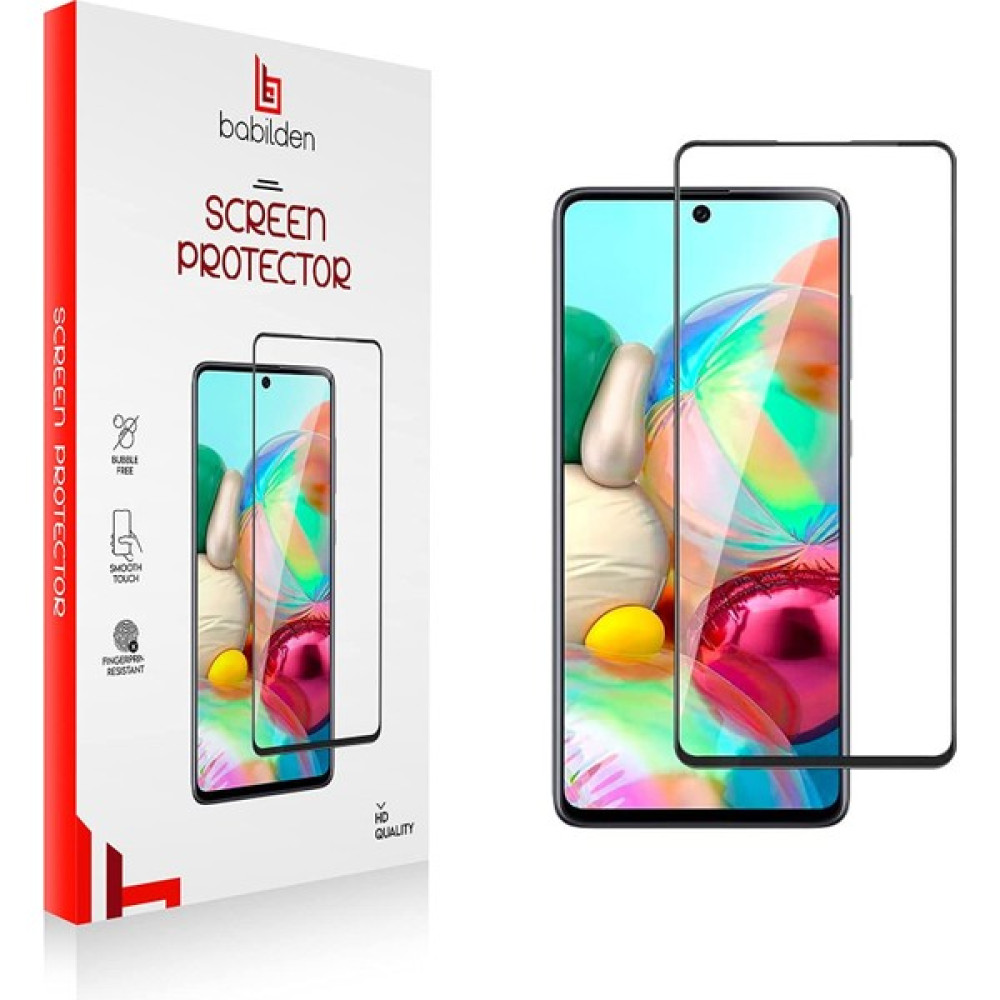 Babilden Samsung Için Tasarlanmış Uçtan Kenara Kapsama Tam Koruma Dayanıklı Temperli Cam - Şeffaf - Galaxy A73 Cep Telefonu Ekran Koruyucusu Fiyatı