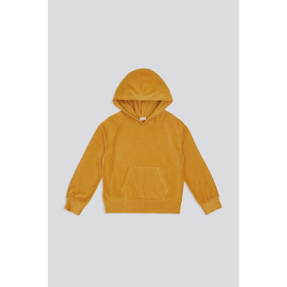 Babokah (Kids Girl) Kadife Kapüşonlu Sweatshirt Kız Çocuk Sweatshirt Fiyatı