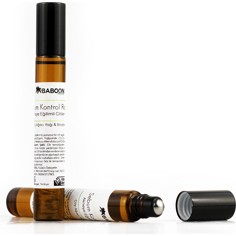 Baboon Natural Baboon Sebum Kontrol Roll-On | Akneye Eğilimli Ciltler Akne ve Sivilce Bakımı Fiyatı