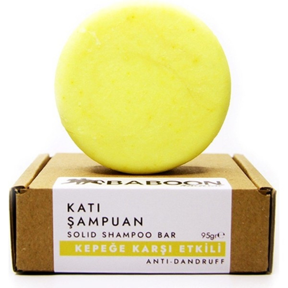 Baboon Natural Kepeğe Karşı Etkili Katı Şampuan - Anti-Dandruff 95 G Şampuan ve Saç Kremi Fiyatı