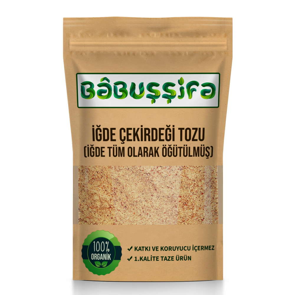 Babuşşifa Glutensiz İğde Çekirdeği Unu Tozu (İğde Tüm Öğütülmüş) 500gr Haftalık Taze Çekim Baharat Fiyatı