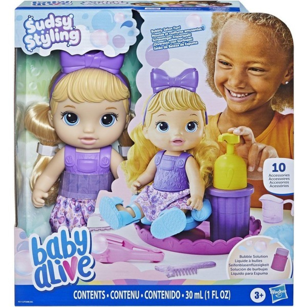 Baby Alive F5112 Baby Alive Köpüklü Saç Tasarım Eğlencesi +3 Yaş Eğitici Oyuncak Fiyatı