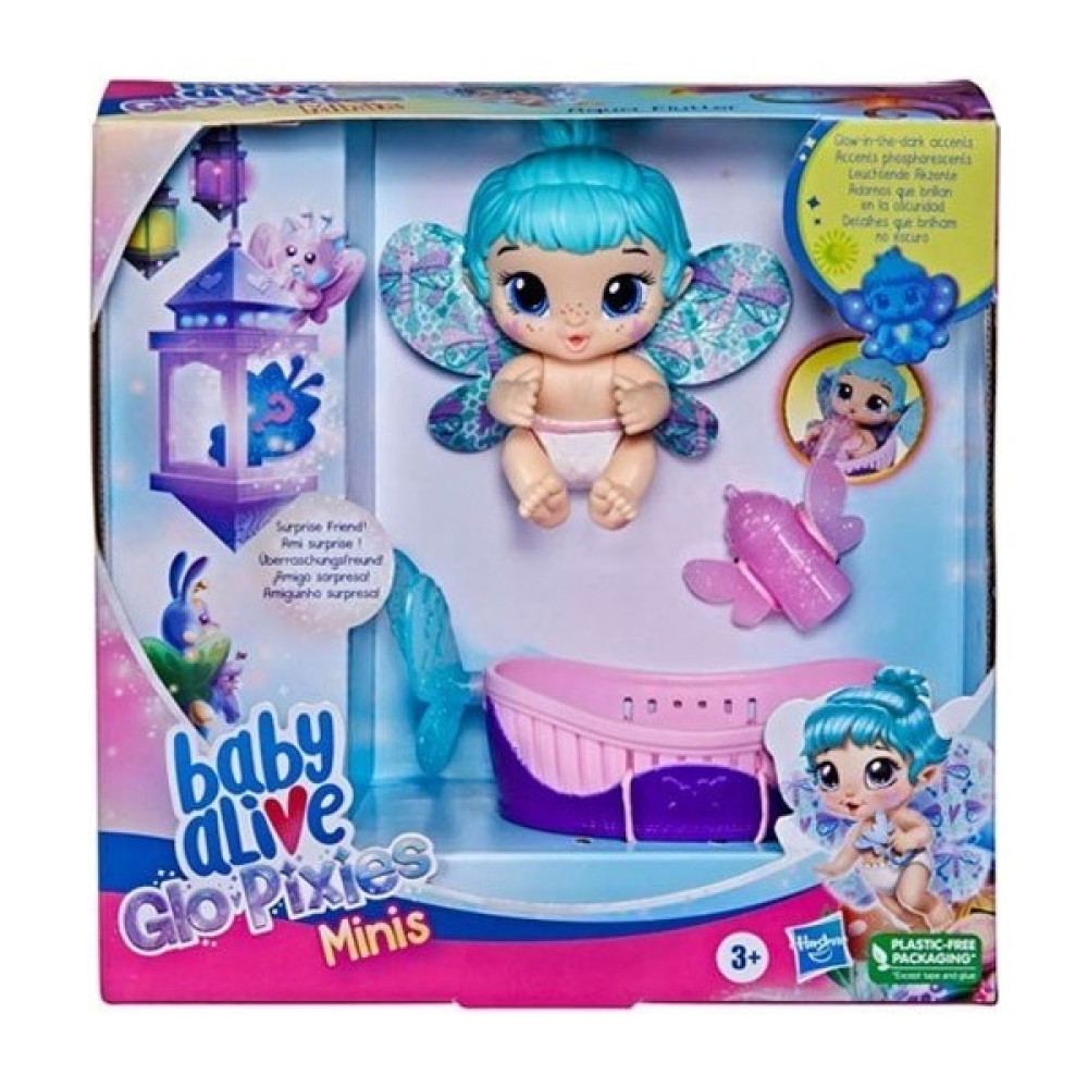 Baby Alive Glopixies Minik Peri Bebek Aqua Flutter - Renkli Bebek Oyuncakları Fiyatı