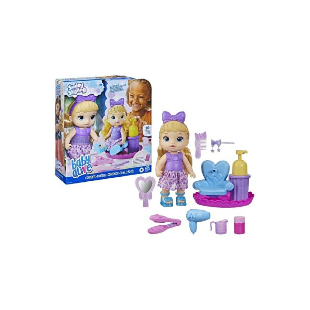 Baby Alive Köpüklü Saç Tasarımı Eğlencesi F5112 Oyun Seti Fiyatı