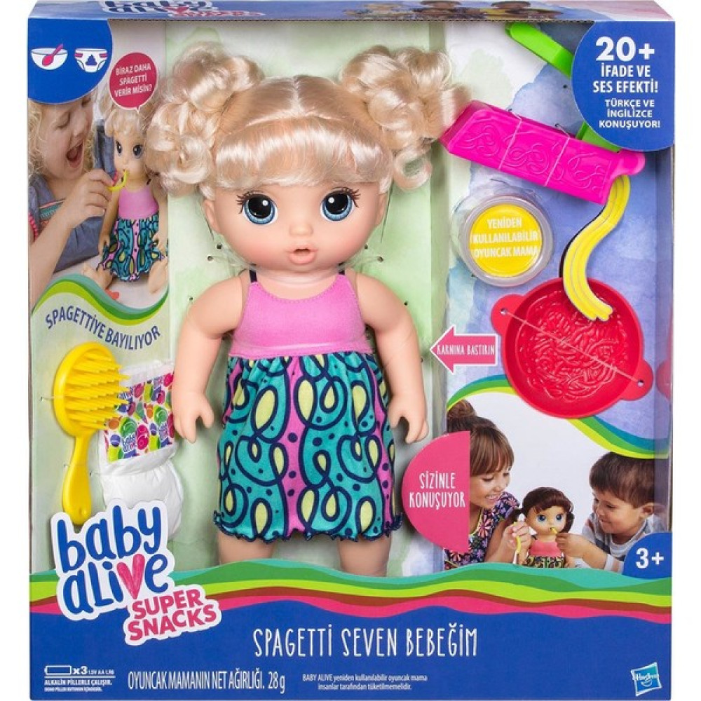 Baby Alive Spagetti Seven Bebeğim Bebek Oyuncakları Fiyatı