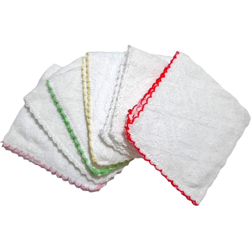 Baby Bakkal 6 Adet Bebek Ter Havlusu 20X20CM - Pembe - Standart El / Yüz Havlusu Fiyatı