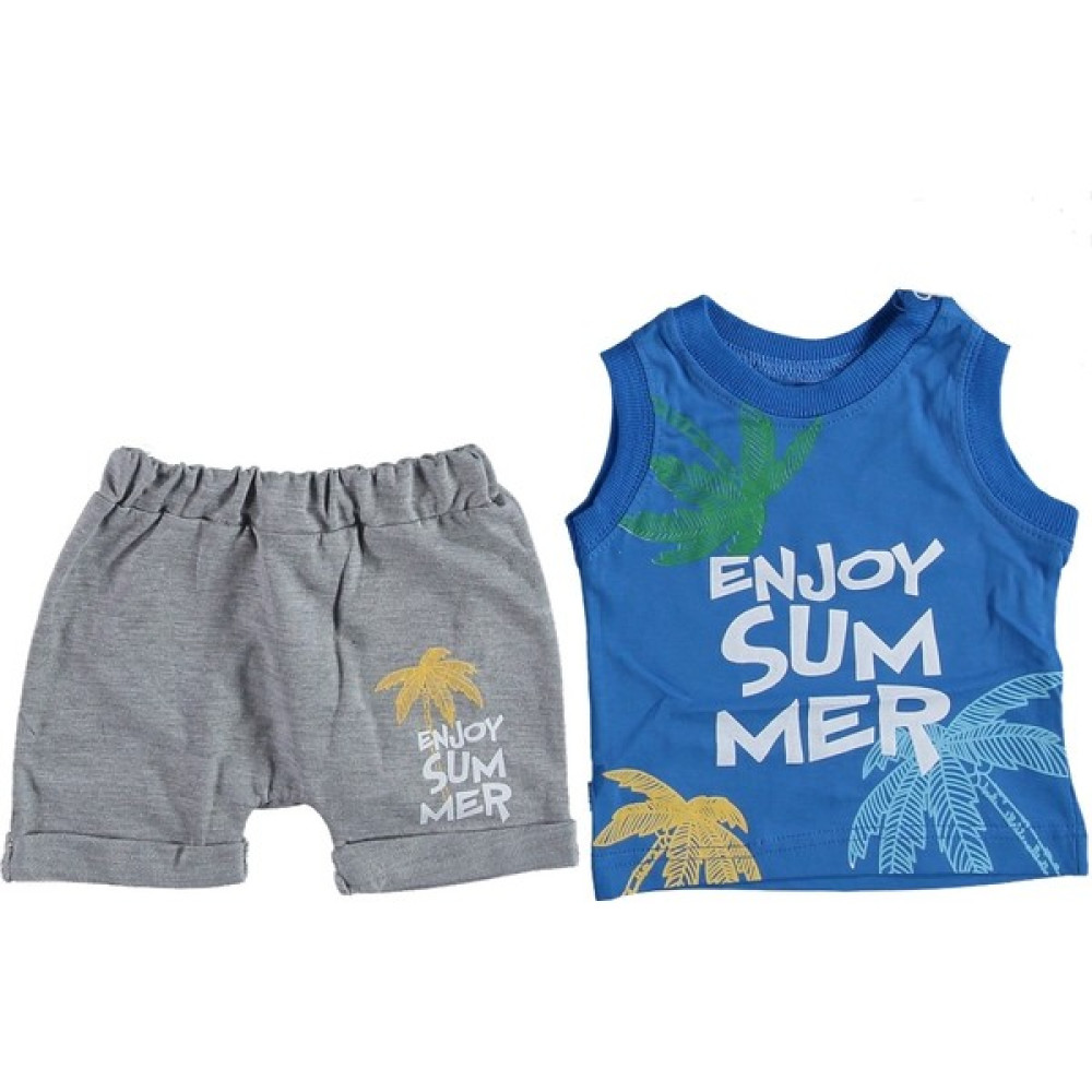 Baby Bakkal Enjoy Summer Baskılı Ikili Takım Bebek Giysi Takım Fiyatı