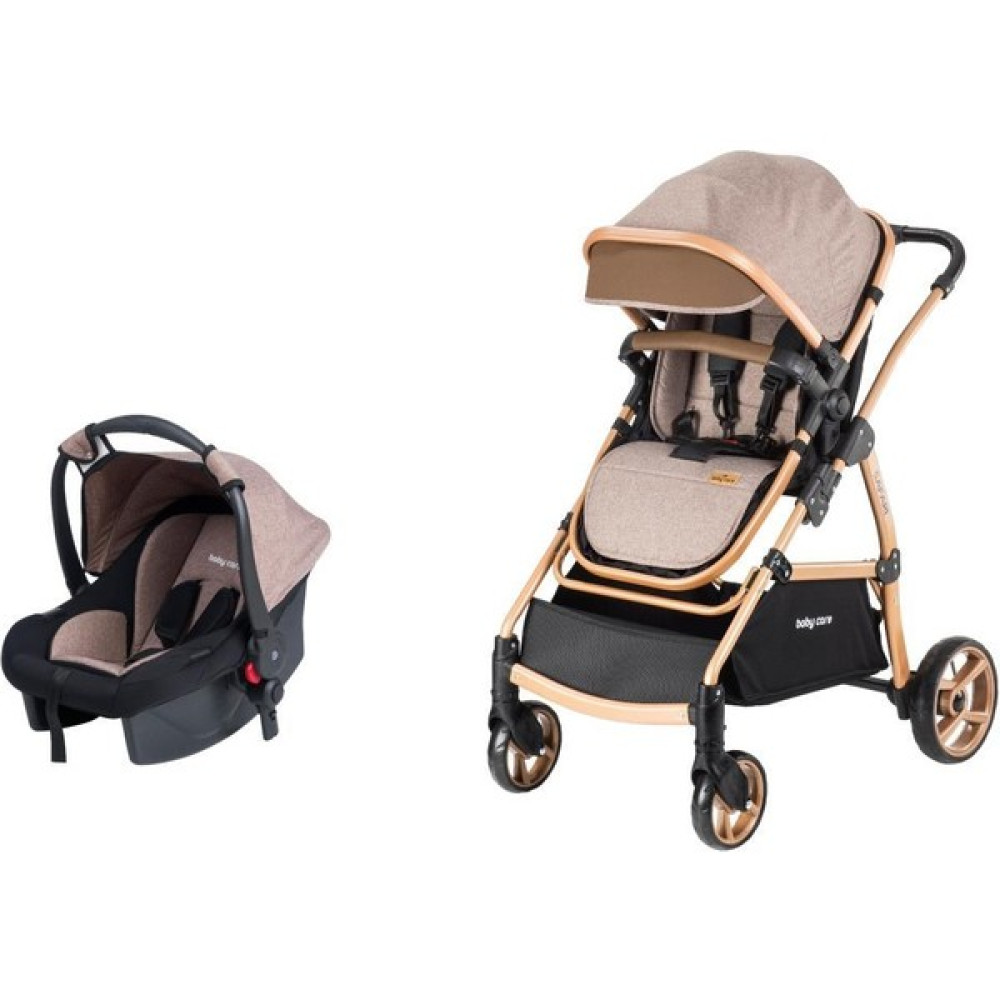 Baby Care 310 Safari Travel Sistem Bebek Arabası Kahve - Bej - Kahverengi Bebek Arabası-Puset Aksesuarları Fiyatı