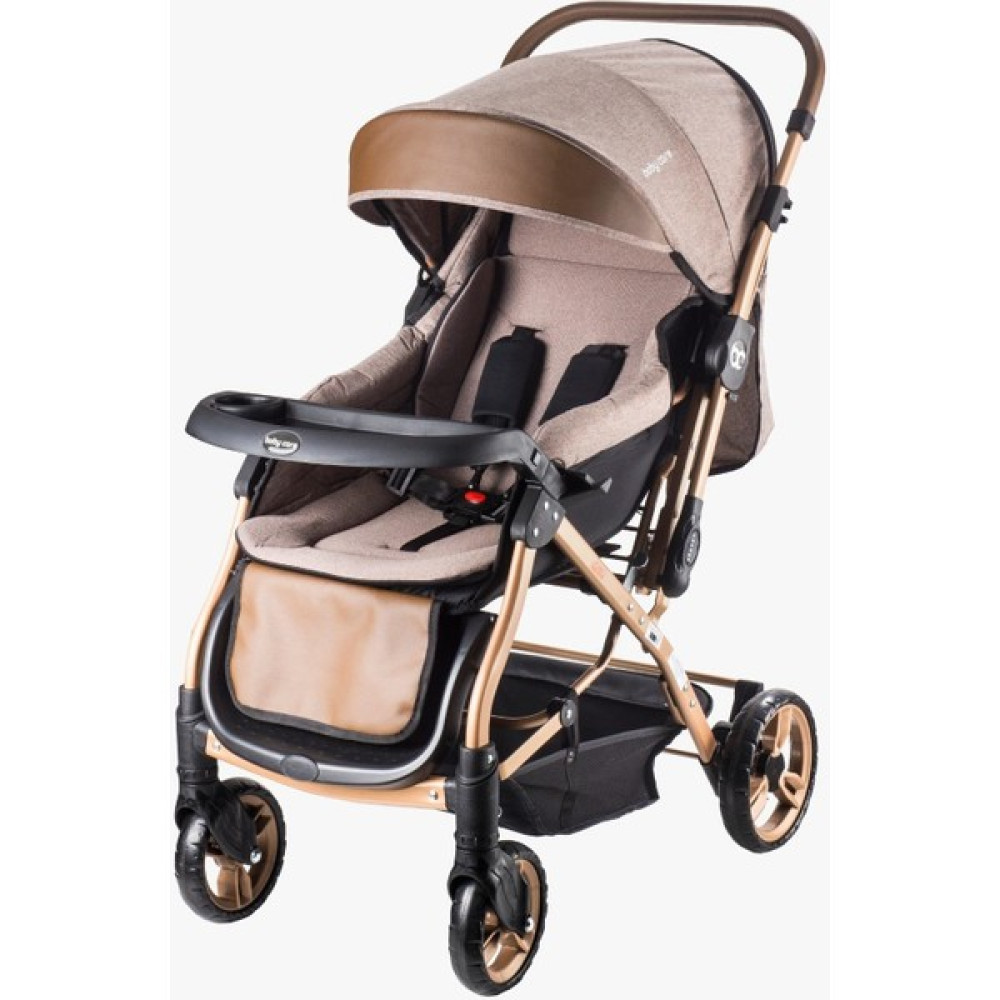 Baby Care 65 Capron Çift Yönlü Bebek Arabası Kahve - Gri - Beyaz Bebek Arabası-Puset Aksesuarları Fiyatı