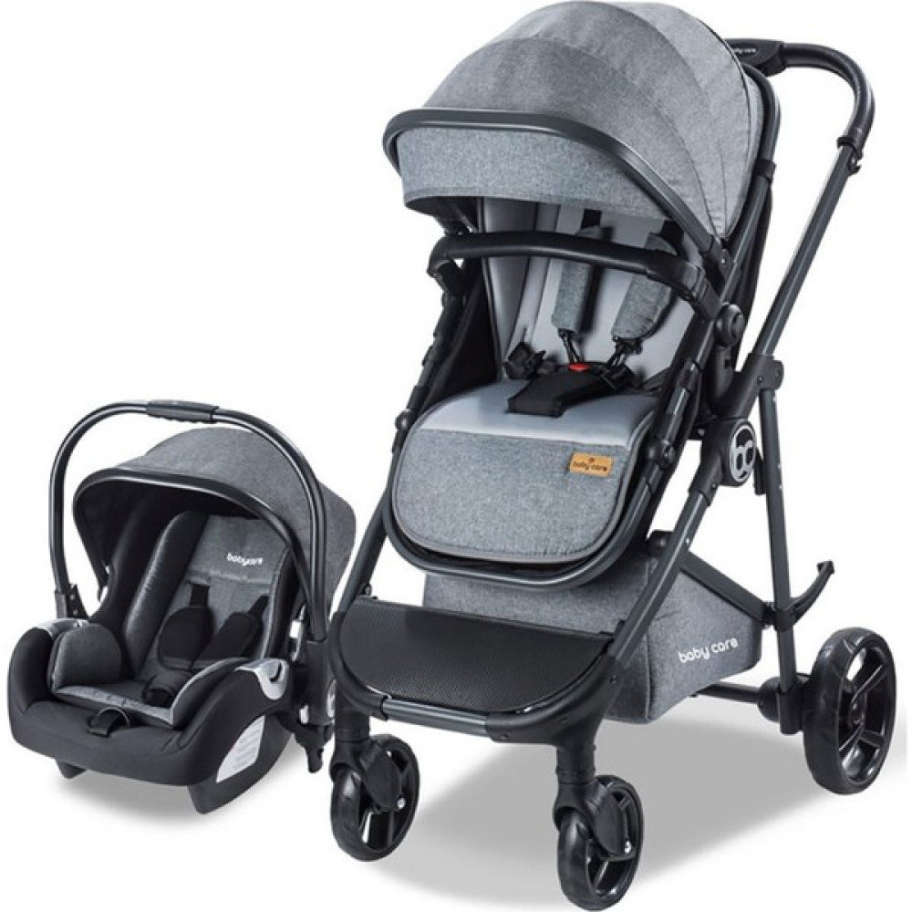 Baby Care BC-300 Exen Alüminyum Travel Puset Gri ( D ) Bebek Arabası-Puset Aksesuarları Fiyatı