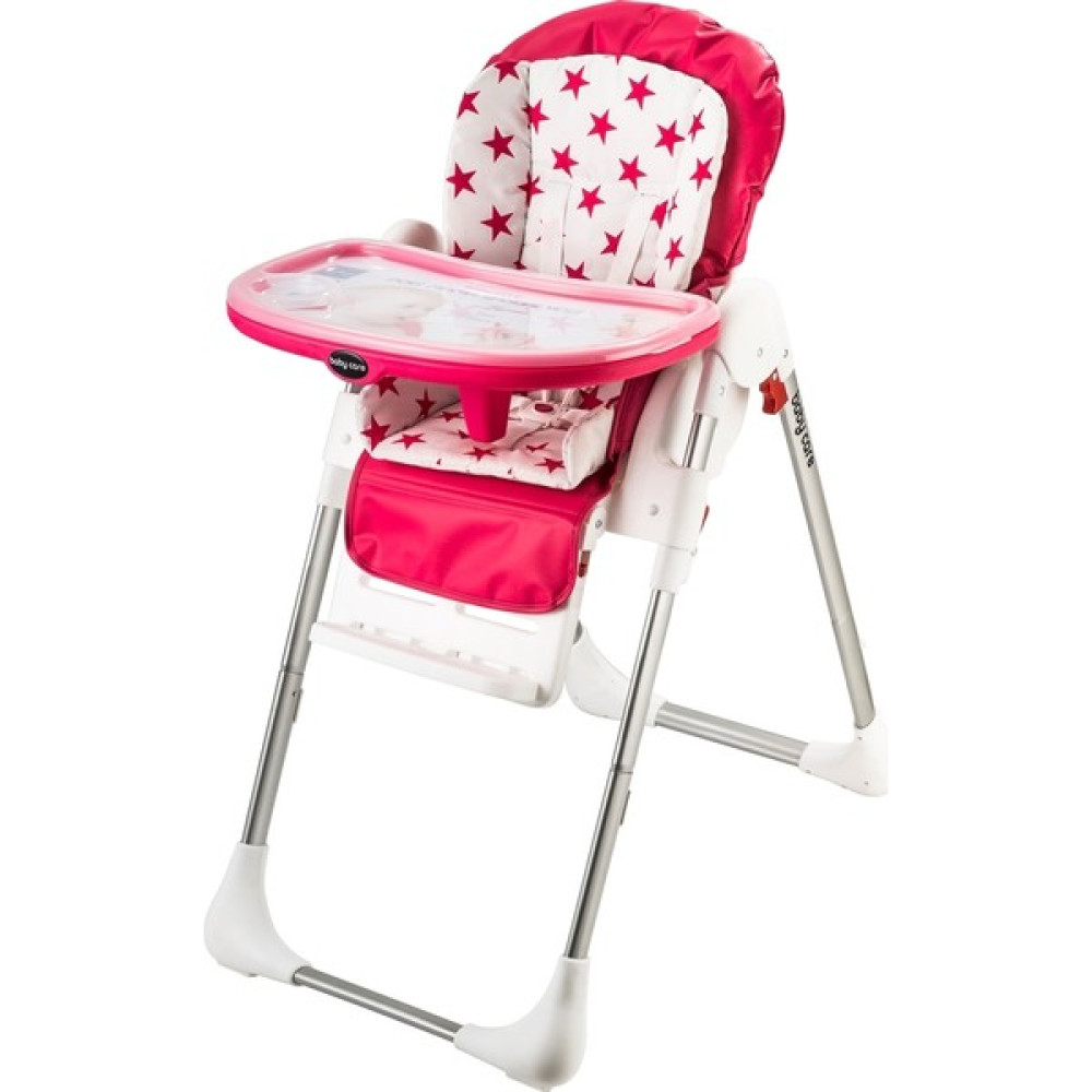 Baby Care Dori Lüks Mama Sandalyesi Pembe - Renkli Mama Sandalyesi Fiyatı