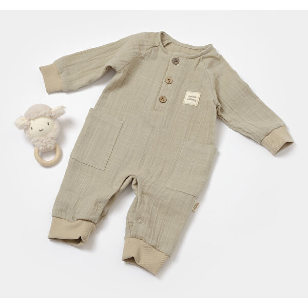 Baby Cosy BabyCosy Organik Müslin Cepli Salopet Bebek Tulumu Fiyatı