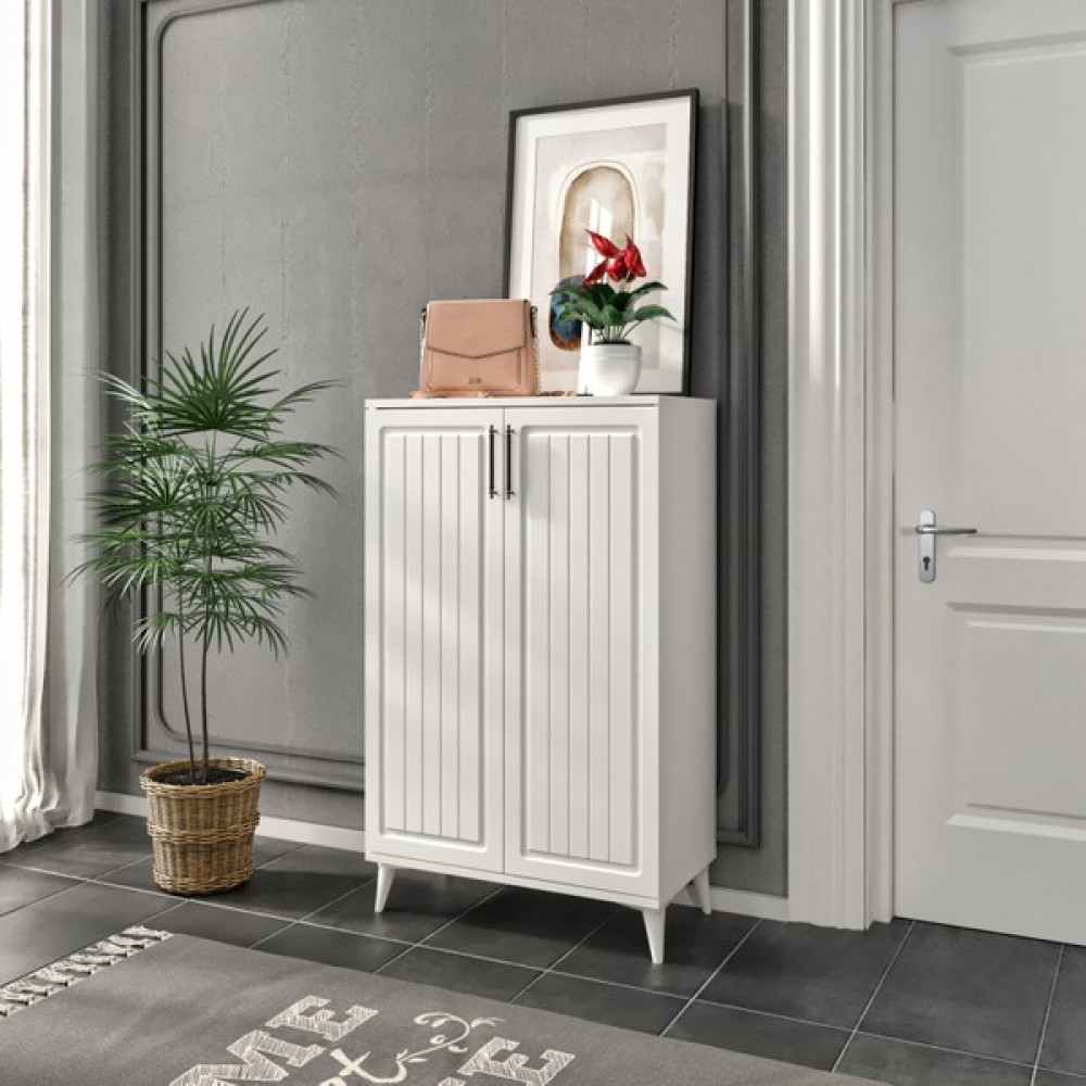 Baby Darling Fuga 6 Bölmeli Ayakkabılık %100 Mdf - Beyaz Ayakkabılık Fiyatı